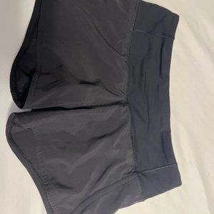 Lululemon black Speed Up shorts